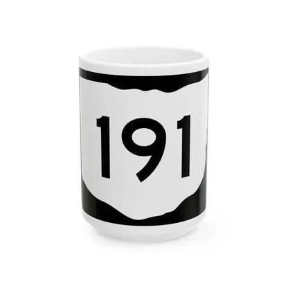 OH-191 (Ohio) (Road Sign) White Coffee Mug 15oz - Go Mug Yourself