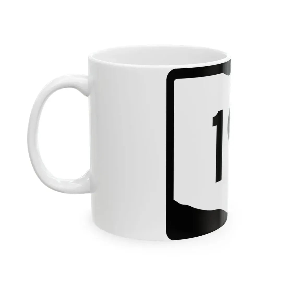 OH-191 (Ohio) (Road Sign) White Coffee Mug - Go Mug Yourself