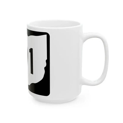 OH-191 (Ohio) (Road Sign) White Coffee Mug - Go Mug Yourself