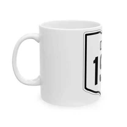 OH-192 1927 (Ohio) (Road Sign) White Coffee Mug - Go Mug Yourself