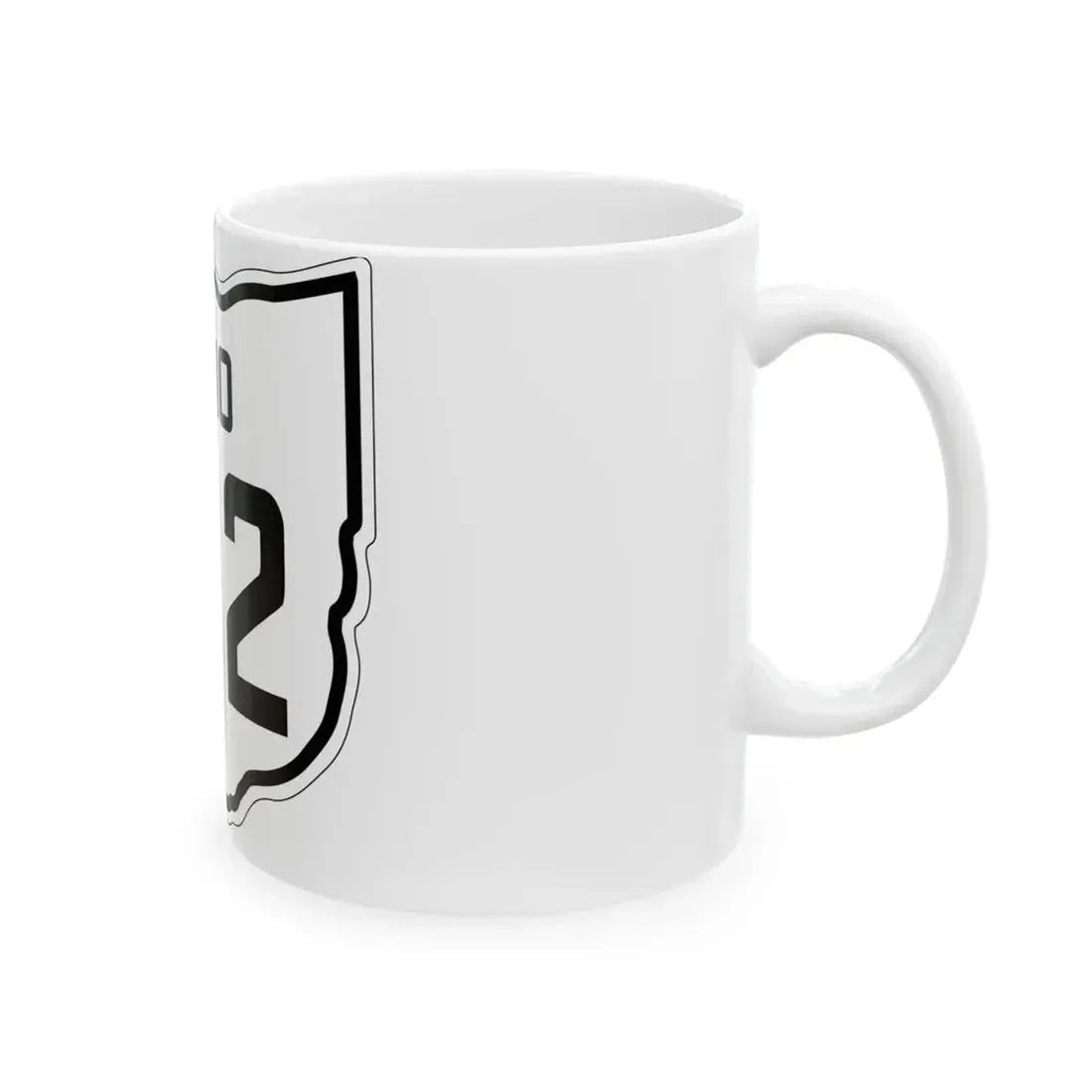 OH-192 1927 (Ohio) (Road Sign) White Coffee Mug - Go Mug Yourself