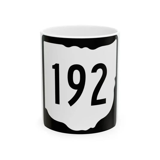 OH-192 1967 (Ohio) (Road Sign) White Coffee Mug 11oz - Go Mug Yourself