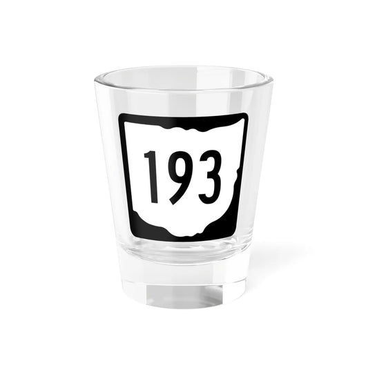 OH-193 1967 (Ohio) (Road Sign) Shot Glass 1.5oz 1.5oz - Go Mug Yourself
