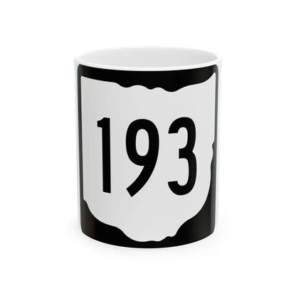 OH-193 1967 (Ohio) (Road Sign) White Coffee Mug 11oz - Go Mug Yourself