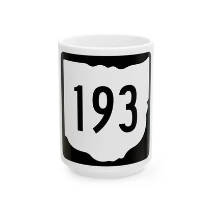OH-193 1967 (Ohio) (Road Sign) White Coffee Mug 15oz - Go Mug Yourself