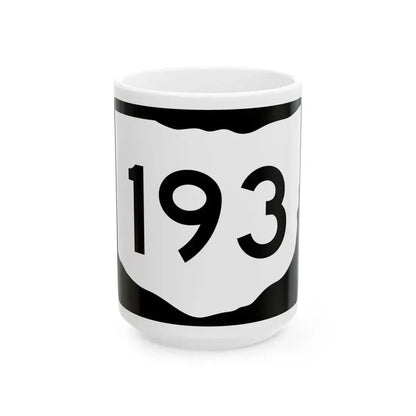 OH-193 (Ohio) (Road Sign) White Coffee Mug 15oz - Go Mug Yourself