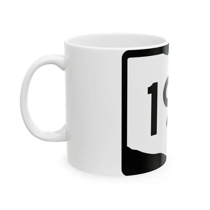 OH-193 (Ohio) (Road Sign) White Coffee Mug - Go Mug Yourself