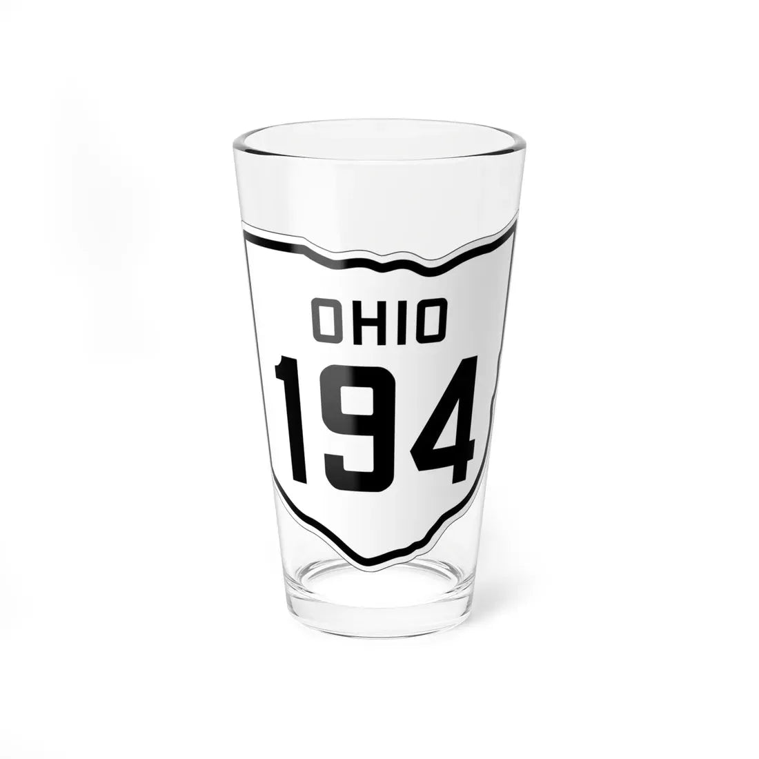 OH-194 1927 (Ohio) (Road Sign) Pint Glass 16oz 16oz - Go Mug Yourself