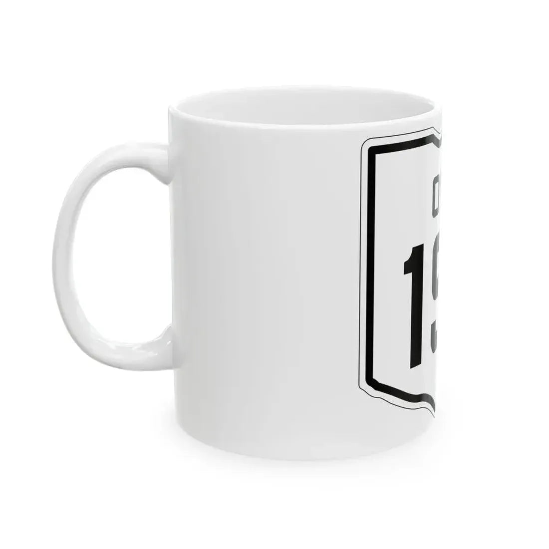 OH-194 1927 (Ohio) (Road Sign) White Coffee Mug - Go Mug Yourself