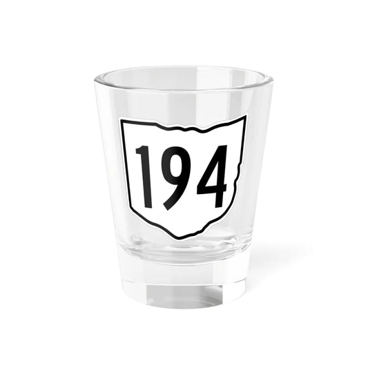 OH-194 1960 (Ohio) (Road Sign) Shot Glass 1.5oz 1.5oz - Go Mug Yourself