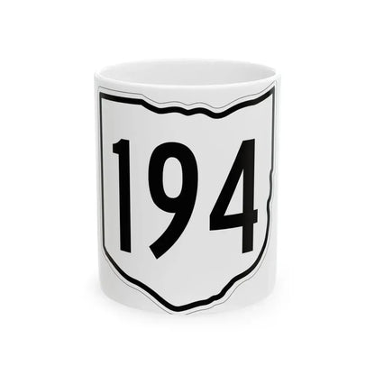 OH-194 1960 (Ohio) (Road Sign) White Coffee Mug 11oz - Go Mug Yourself