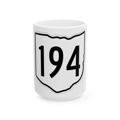 OH-194 1960 (Ohio) (Road Sign) White Coffee Mug 15oz - Go Mug Yourself