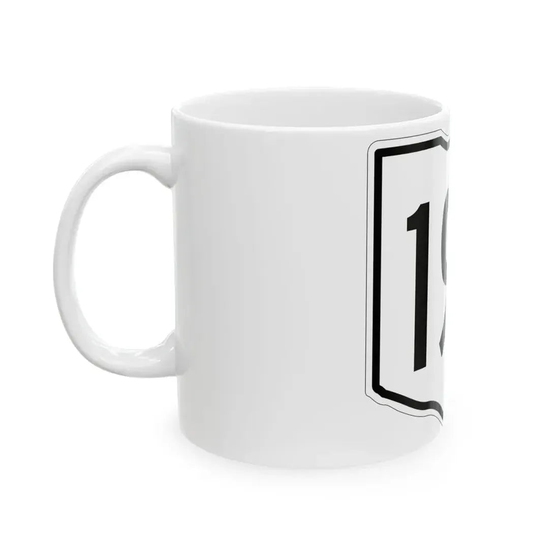 OH-194 1960 (Ohio) (Road Sign) White Coffee Mug - Go Mug Yourself