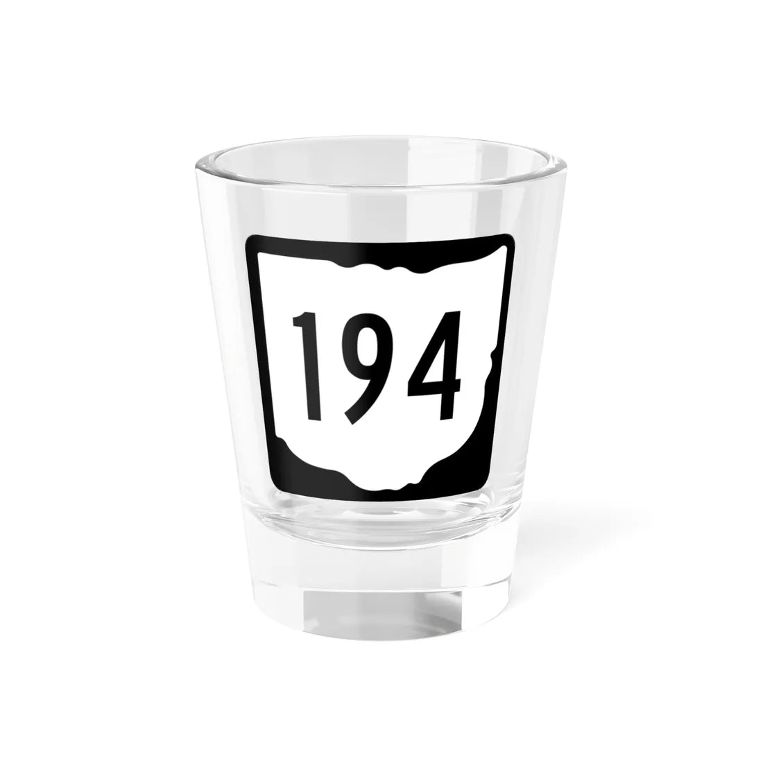 OH-194 1967 (Ohio) (Road Sign) Shot Glass 1.5oz 1.5oz - Go Mug Yourself