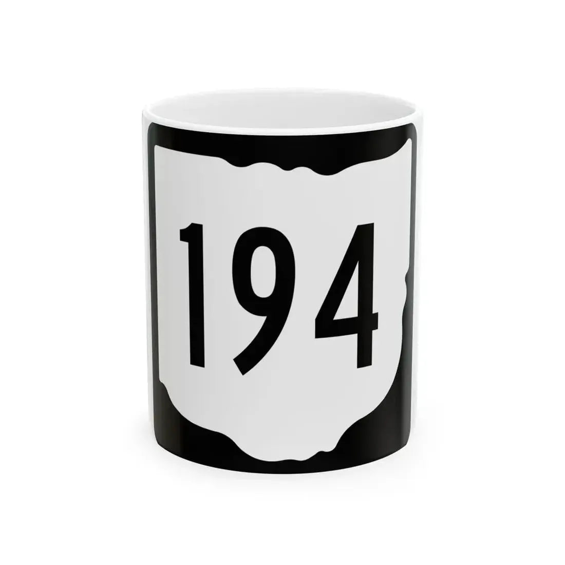 OH-194 1967 (Ohio) (Road Sign) White Coffee Mug 11oz - Go Mug Yourself