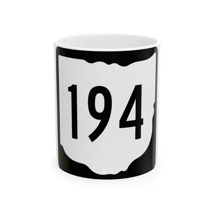 OH-194 1967 (Ohio) (Road Sign) White Coffee Mug 11oz - Go Mug Yourself