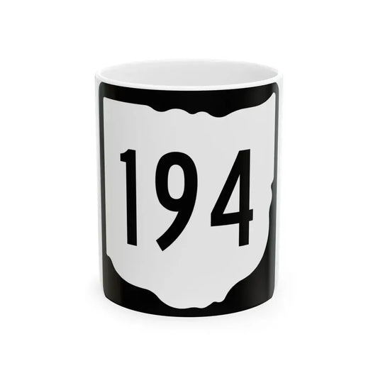 OH-194 1967 (Ohio) (Road Sign) White Coffee Mug 11oz - Go Mug Yourself