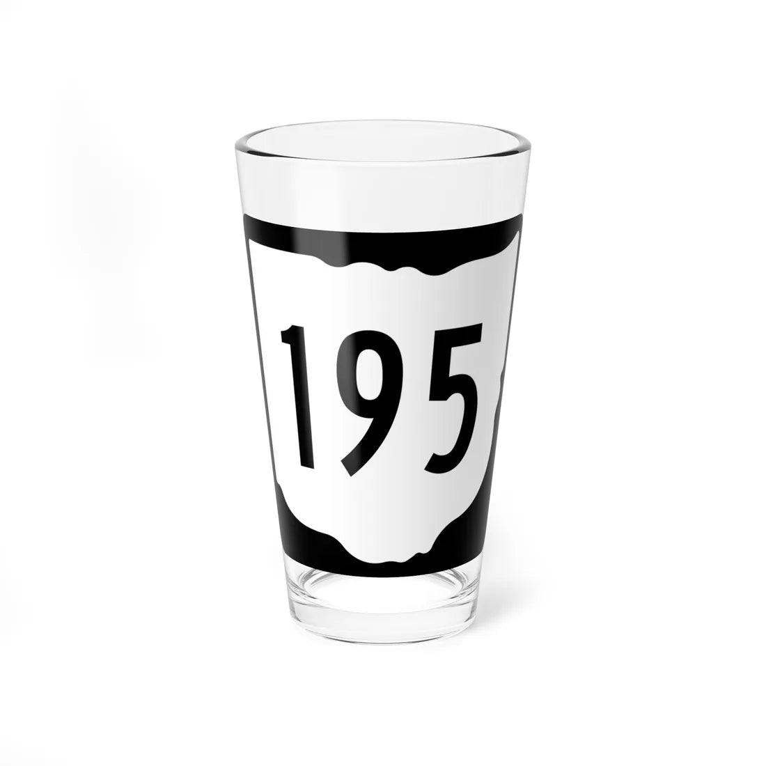OH-195 1967 (Ohio) (Road Sign) Pint Glss 16oz 16oz - Go Mug Yourself