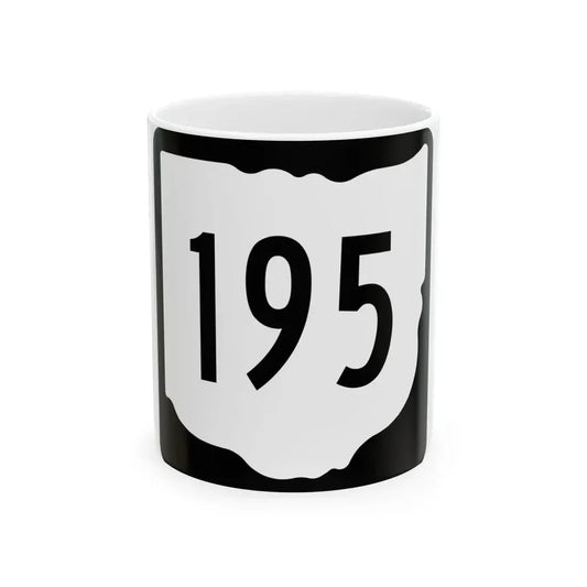 OH-195 1967 (Ohio) (Road Sign) White Coffee Mug 11oz - Go Mug Yourself