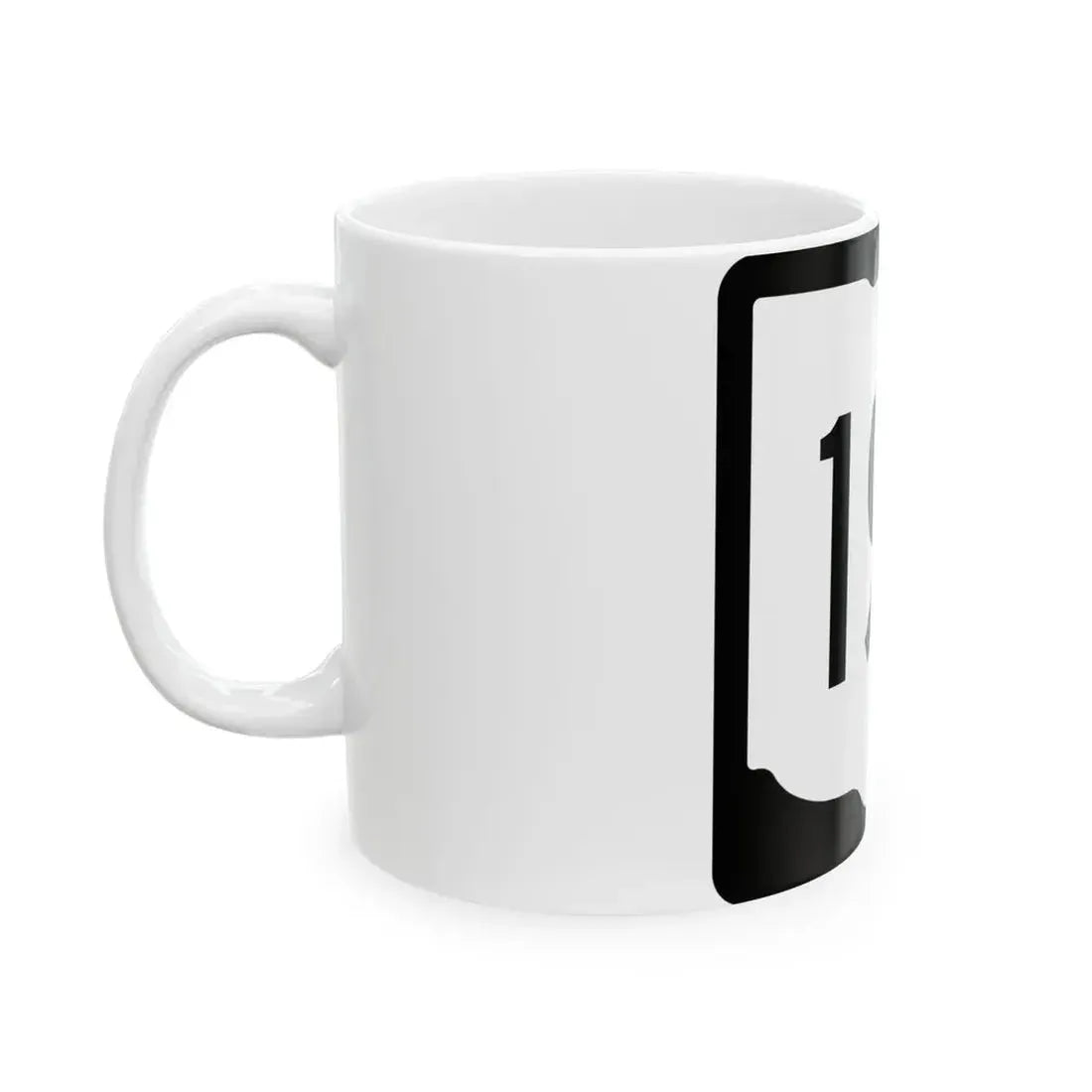 OH-195 1967 (Ohio) (Road Sign) White Coffee Mug - Go Mug Yourself