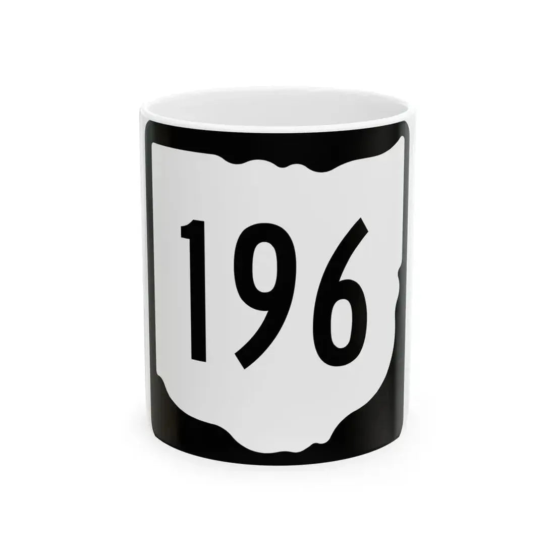 OH-196 1967 (Ohio) (Road Sign) White Coffee Mug 11oz - Go Mug Yourself