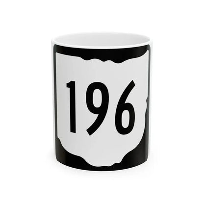 OH-196 1967 (Ohio) (Road Sign) White Coffee Mug 11oz - Go Mug Yourself