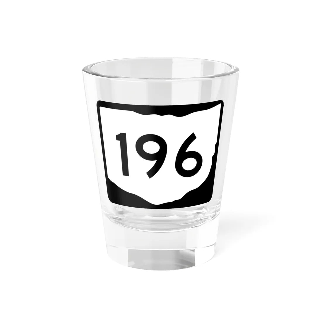 OH-196 (Ohio) (Road Sign) Shot Glass 1.5oz 1.5oz - Go Mug Yourself