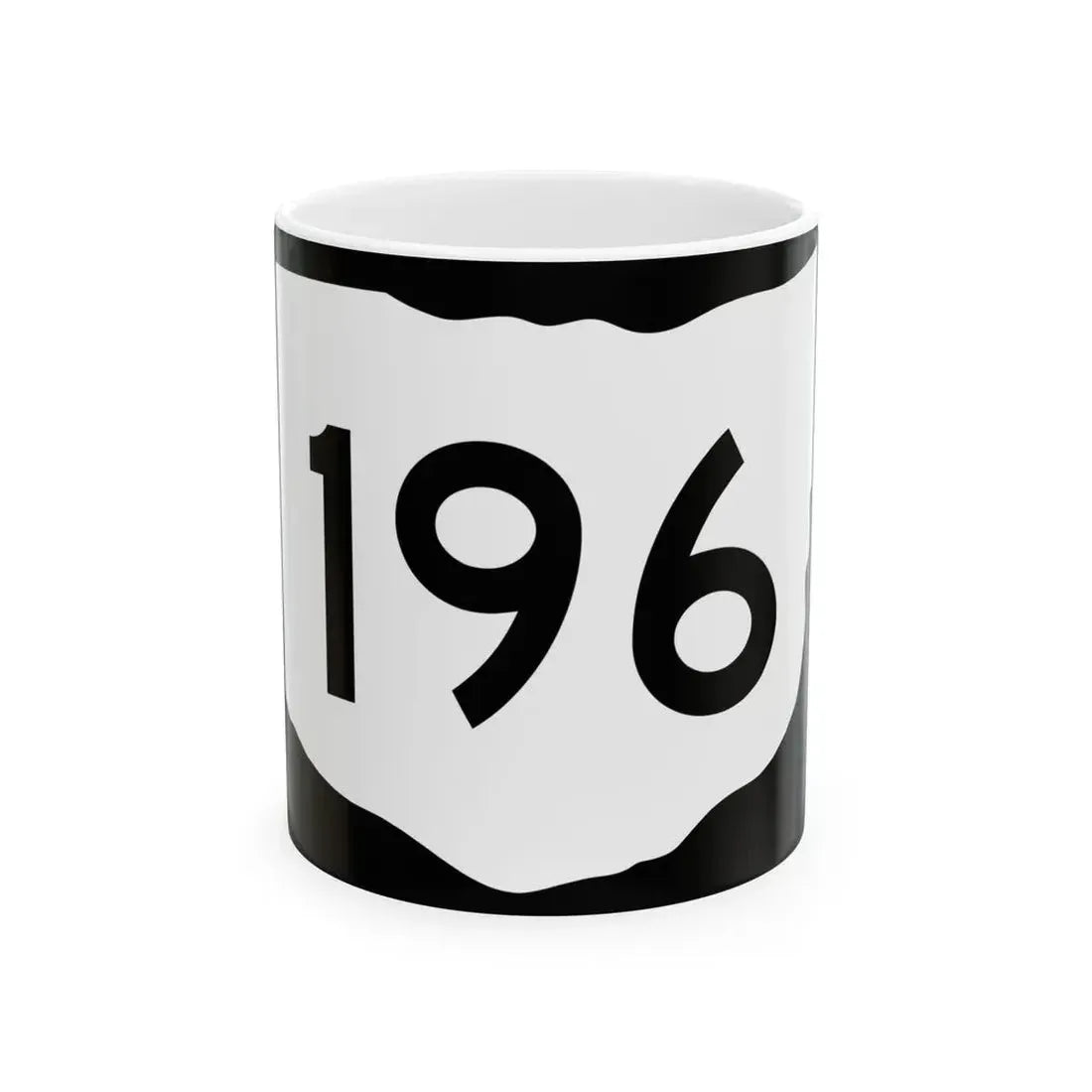 OH-196 (Ohio) (Road Sign) White Coffee Mug 11oz - Go Mug Yourself