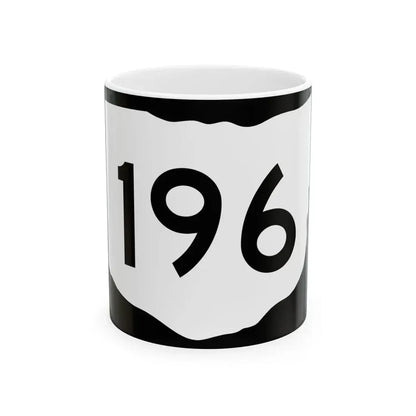 OH-196 (Ohio) (Road Sign) White Coffee Mug 11oz - Go Mug Yourself