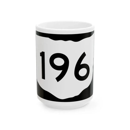 OH-196 (Ohio) (Road Sign) White Coffee Mug 15oz - Go Mug Yourself