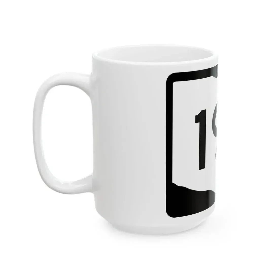 OH-196 (Ohio) (Road Sign) White Coffee Mug - Go Mug Yourself