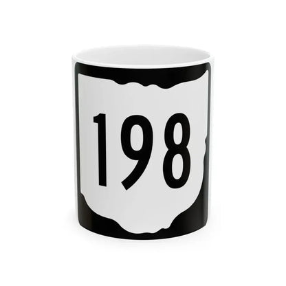 OH-198 1967 (Ohio) (Road Sign) White Coffee Mug 11oz - Go Mug Yourself
