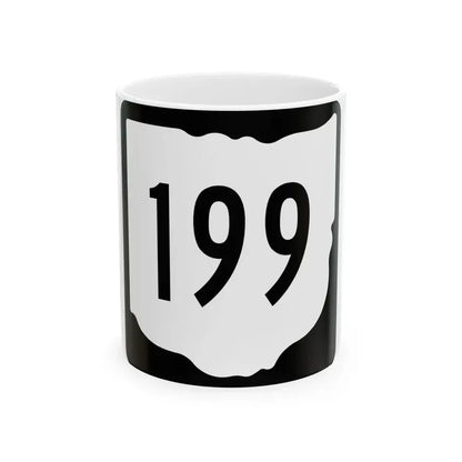 OH-199 1967 (Ohio) (Road Sign) White Coffee Mug 11oz - Go Mug Yourself