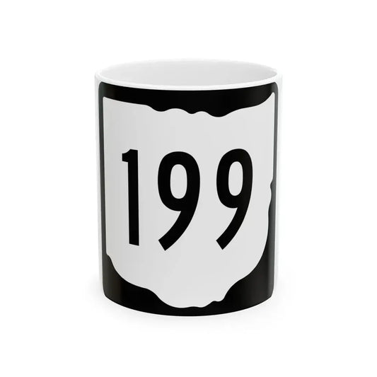 OH-199 1967 (Ohio) (Road Sign) White Coffee Mug 11oz - Go Mug Yourself