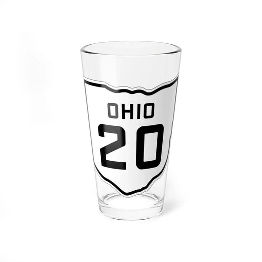 OH-20 1927 (Ohio) (Road Sign) Pint Glass 16oz 16oz - Go Mug Yourself