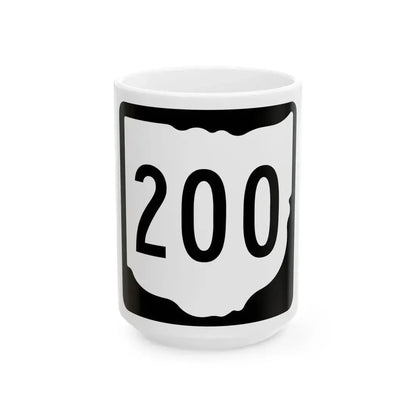 OH-200 1967 (Ohio) (Road Sign) White Coffee Mug 15oz - Go Mug Yourself