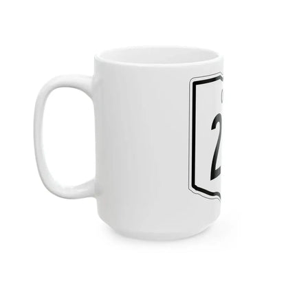 OH-201 1948 (Ohio) (Road Sign) White Coffee Mug - Go Mug Yourself