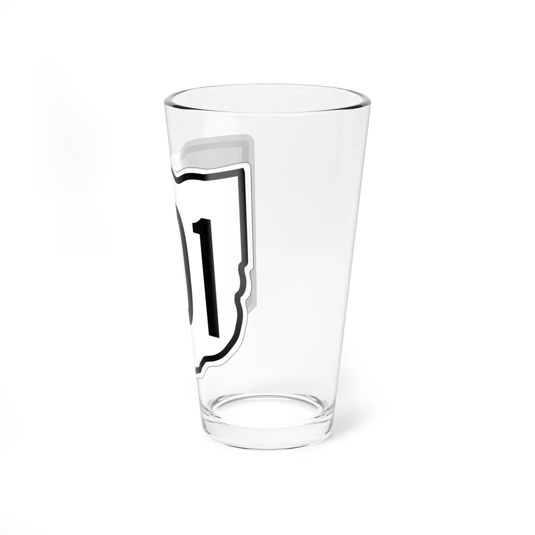 OH-201 1960 (Ohio) (Road Sign) Pint Glss 16oz - Go Mug Yourself