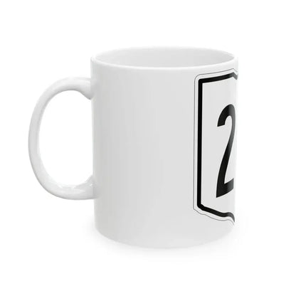 OH-201 1960 (Ohio) (Road Sign) White Coffee Mug - Go Mug Yourself