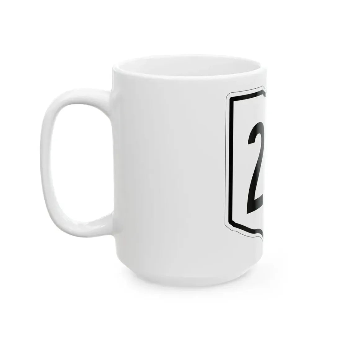 OH-201 1960 (Ohio) (Road Sign) White Coffee Mug - Go Mug Yourself