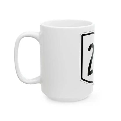 OH-201 1960 (Ohio) (Road Sign) White Coffee Mug - Go Mug Yourself