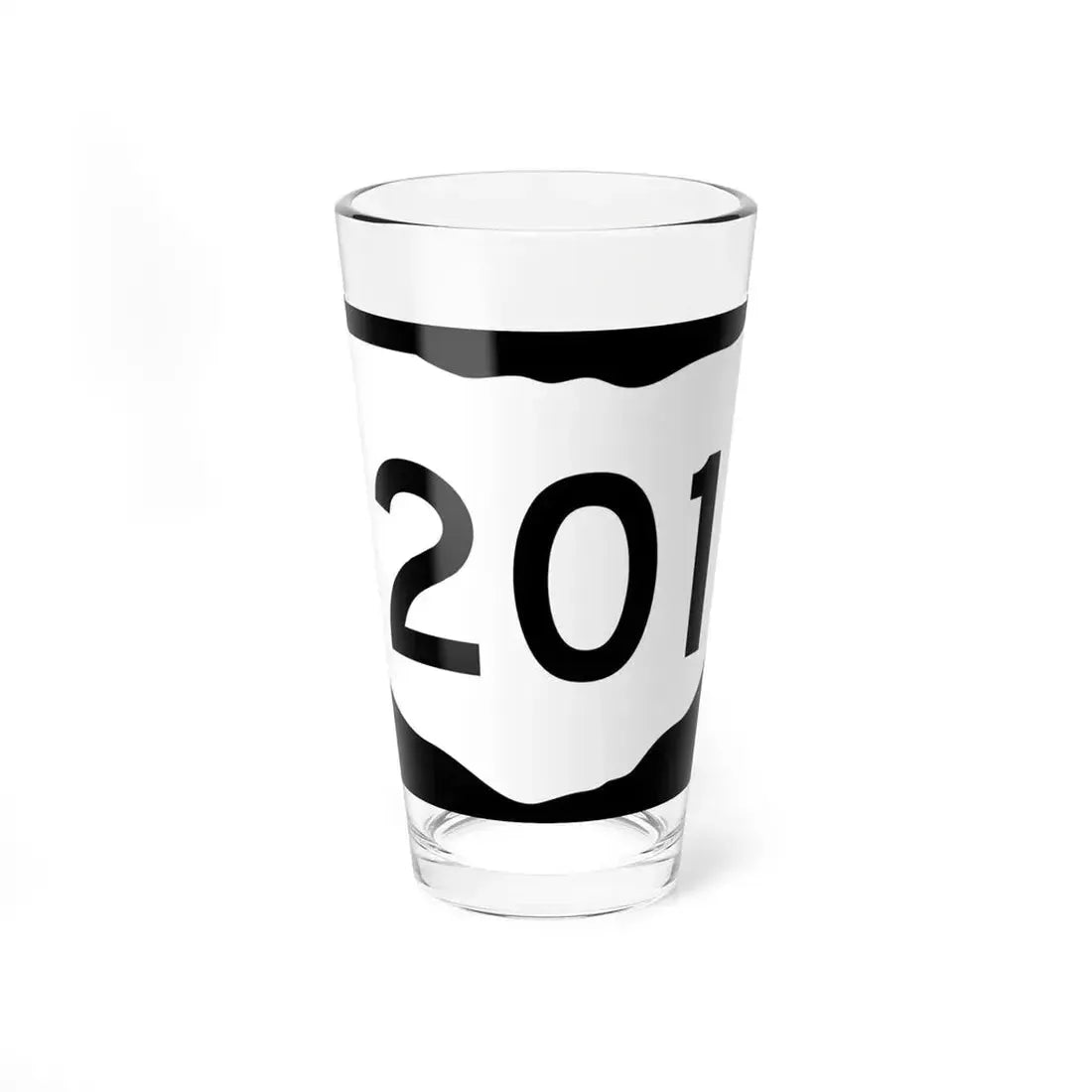 OH-201 (Ohio) (Road Sign) Pint Glass 16oz 16oz - Go Mug Yourself