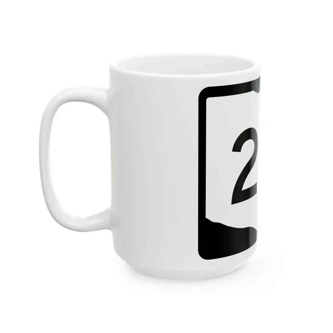 OH-201 (Ohio) (Road Sign) White Coffee Mug - Go Mug Yourself