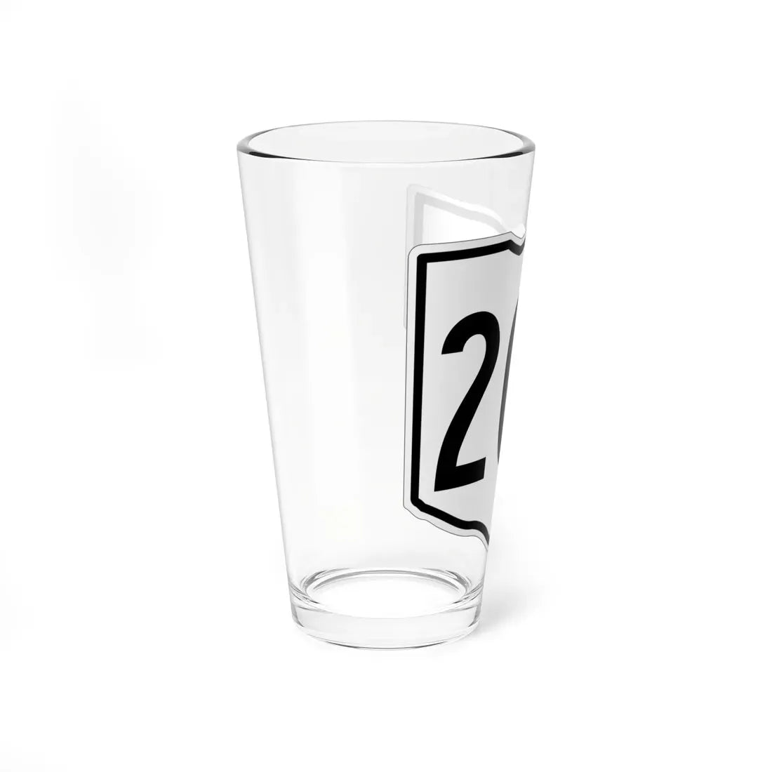 OH-202 1960 (Ohio) (Road Sign) Pint Glass 16oz - Go Mug Yourself