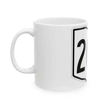 OH-202 1960 (Ohio) (Road Sign) White Coffee Mug - Go Mug Yourself