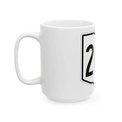 OH-202 1960 (Ohio) (Road Sign) White Coffee Mug - Go Mug Yourself