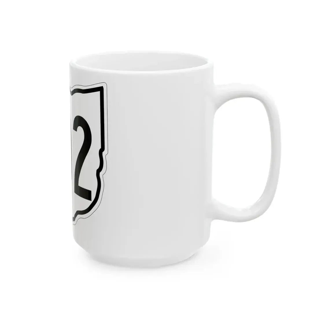 OH-202 1960 (Ohio) (Road Sign) White Coffee Mug - Go Mug Yourself