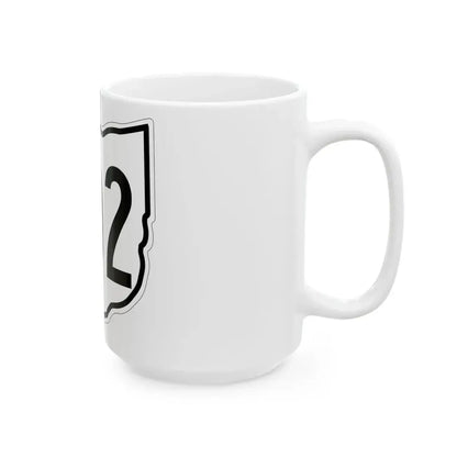 OH-202 1960 (Ohio) (Road Sign) White Coffee Mug - Go Mug Yourself