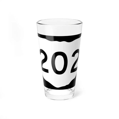 OH-202 (Ohio) (Road Sign) Pint Glass 16oz - Go Mug Yourself