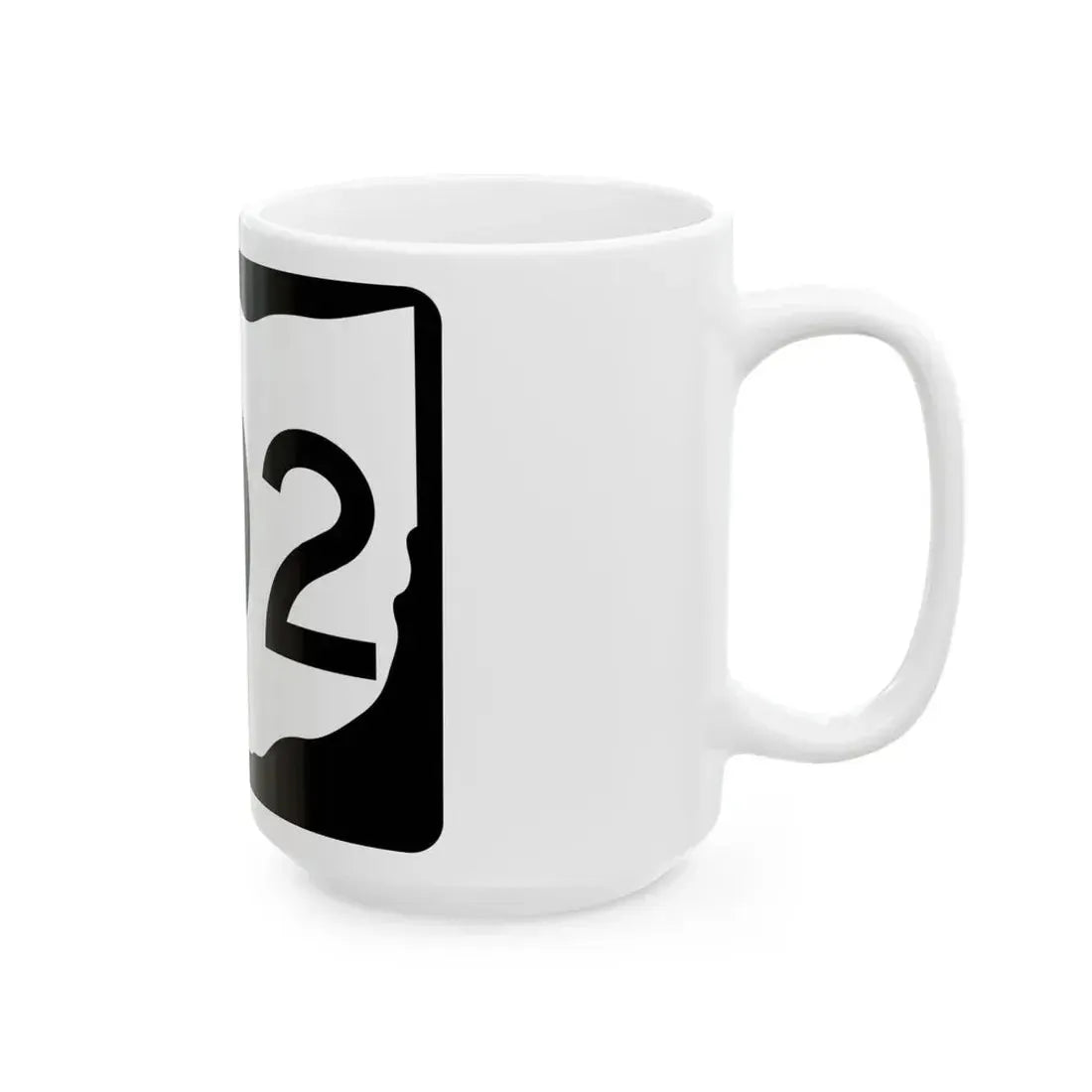 OH-202 (Ohio) (Road Sign) White Coffee Mug - Go Mug Yourself